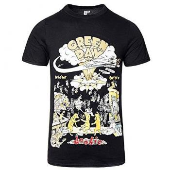 Green Day 1994 Tour Black T-Shirt - Medium - 100% Cotton Jersey
