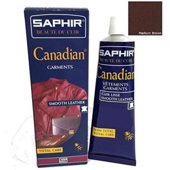 Crema Canadiense Saphir 75ml Marrón Medio para Cuero