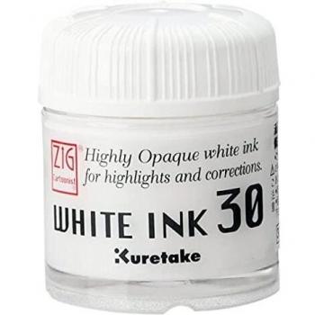 Tinta Blanca Opaca Kuretake Zig Cartoonist 30 ml