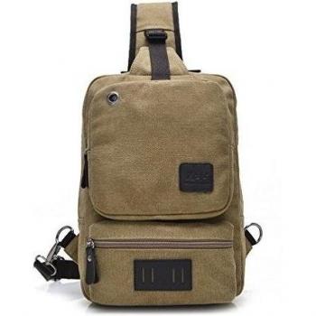 JOTHIN - Bolso al hombro de Lona para hombre 8.66 inch*3.54 inch*12.60 inch, color verde, talla 8.66 inch*3.54 inch*12.60 inch