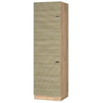 Armario para frigorífico Fame-Line de Vicco, Panel de Roble, 60 cm