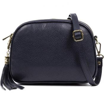 Bolso bandolera de piel auténtica Dollaro 22x9x16cm