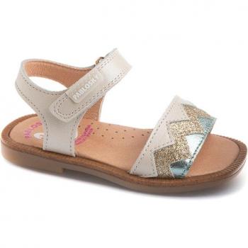 Sandalias Bebé Niña Pablosky de Piel Beige 030058