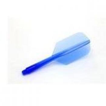 Condor Pluma para dardos - Zero Stress - Sistema profesional integrado de pluma - Slim - Azul - Talla M 27,5 mm