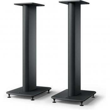 KEF S2 Floor Stand Speaker Stands for LS50 and LS50 Meta - Carbon Black (Pair)