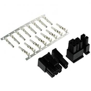 Phobya 82355 6+2 Pin Black Wire Connector