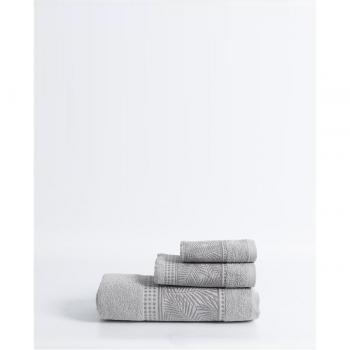 Juego de Toallas Jacquard Ocean Gris - Suavidad y Absorción Garantizadas
