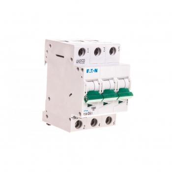 Interruptor Automático 3 Polos C 6A 10kA Montaje en Carril DIN IP20