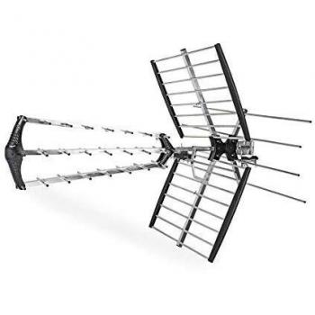 Nedis ANORUV10L7ME Antena de Exterior DVB-T/T2 18 dB VHF/UHF