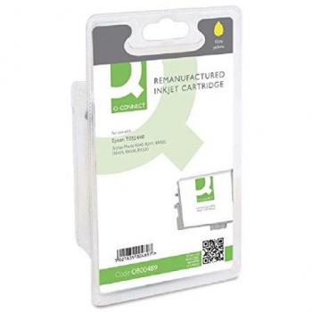 Cartucho de Tinta Amarillo Compatible Q-Connect para Epson Stylus Photo RX420, RX425, RX520 y R240