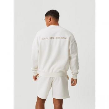 Björn Borg Borg Oversized Crew White, XXL