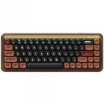 Akko MU01 Autumn Wooden Mechanical Keyboard - 65% RGB Hot-Swappable BT 5.0/2.4G Wireless & Type-C