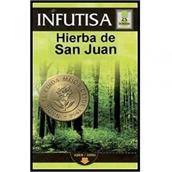 Infutisa Hiperico - Hierba de San Juan en 25 sobres, acelera la cicatrización y es un tratamiento para la depresión leve