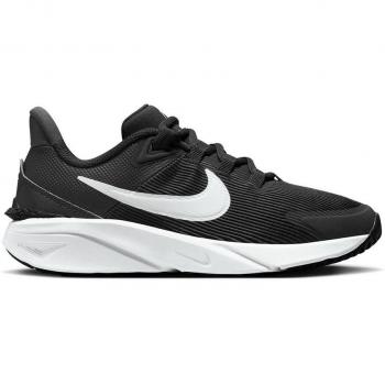 Nike Star Runner 4 - Neutral Running Shoes for Boys - Black/White/Anthracite