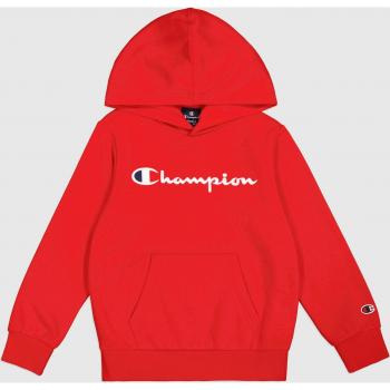 Sudadera Champion Niño Invierno Algodón Rojo Letras Bordadas Capucha Bolsillos 306874 RS054