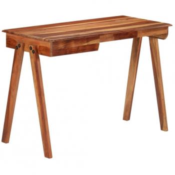 Escritorio de Madera Maciza de Acacia con Cajones 110x50x77 cm
