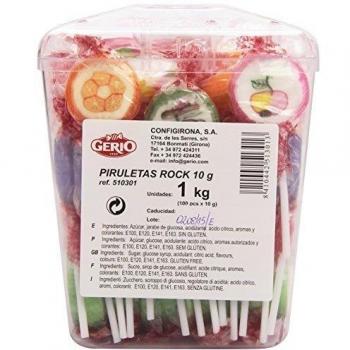 Geriovit Piruletas Rock - Pirulí, 10g x 100 unidades