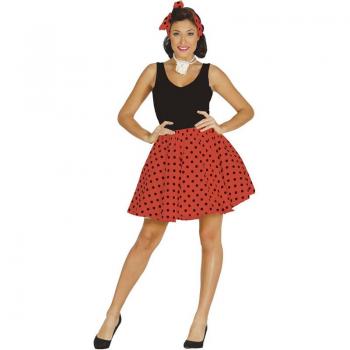 Disfraz Pin Up de los 50 Rojo para mujer