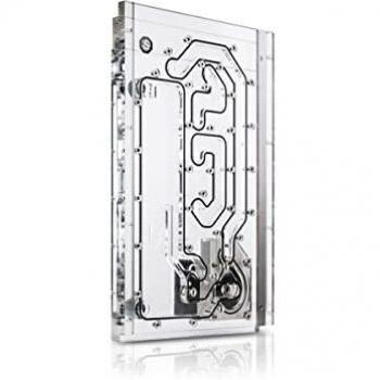 Bloque de Agua Bitspower BPTA-WDPO11DS-P5D para Sistemas de Refrigeración de Ordenadores - ARGB, Transparente