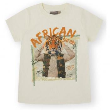 Camiseta de niño con dibujo frontal de África