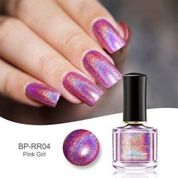 BORN PRETTY 6ml Holographic Holo Glitter Super Shine Nail Art Polish