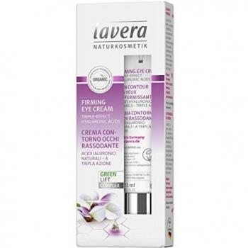 Lavera firming eye cream karanja zantiage z hyaluronic acid z moisturises reduces wrinkles z vegan z organic skin care z natural innovative cosmetics 15 ml