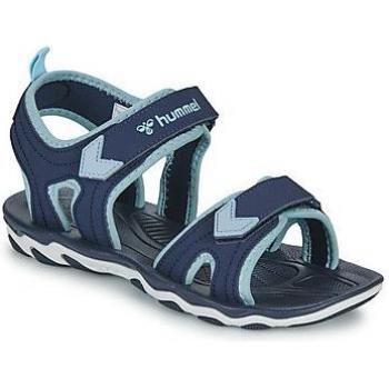 Hummel Kids Sport Sandals JR - Unisex, Violet/Black, Size 30