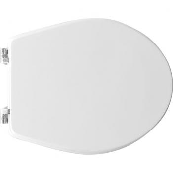 Asiento de WC Faleri Mascalzone Forma 1 Blanco 40x35,5 cm