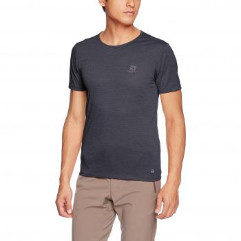 Salomon COSMIC CREW SS TEE M - Camiseta, Hombre, Gris