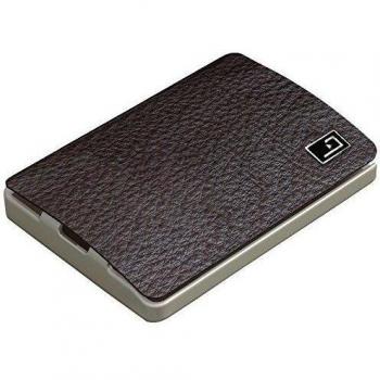 I-Clip 13885 Classic Tarjetero, Color Teca Oscura