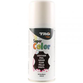 TRG The One - Tinte en Spray para calzado de Piel y Piel Sintética | Ideal para Restaurar o cambiar el color de Zapatos de Piel | Super Color #358 Blanco, 150ml