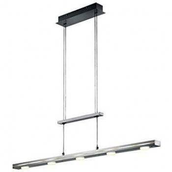 Lámpara colgante LED regulable táctil de acero 5 luces - SANNE