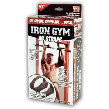Iron Gym TOTAL AB Workout - Cinturón para ejercitar los abdominales, color negro