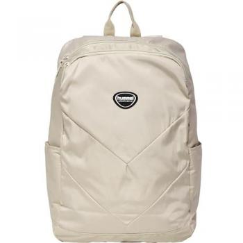 Mochila Hummel LGC Beige Adulto con diseño moderno, capacidad para laptop, compartimentos organizadores, material resistente al agua y correas ajustables