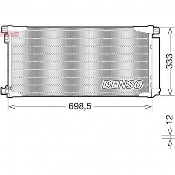 Condensador de aire acondicionado DENSO DCN50115