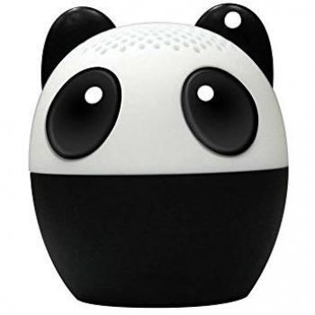 Sytech SYXPANDA - Altavoz Nano inalámbrico con botón Selfie en Forma de Animal - Color Blanco.