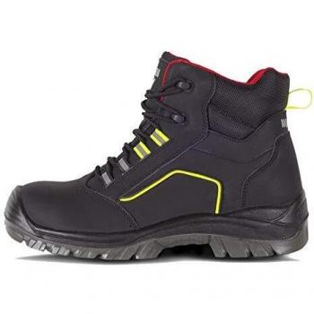 Workteam Bota de Seguridad, Trabajo, antiestática, Resistente al Deslizamiento, perforación, hidrocarburos y absorción de Agua, Puntera antiimpactos. Detalles Reflect y de Alta Visibilidad.