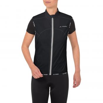 VAUDE - Chaleco de ciclismo para mujer, color negro
