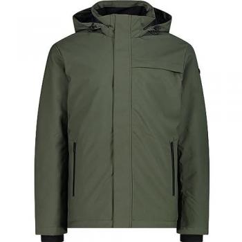 CMP Long Snaps Forest Green Hooded Softshell Jacket - XXL