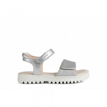 Geox Silver Coralie Girls' Sandals