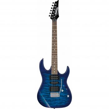 Ibanez GRX70QA-TBB Electric Guitar - Transparent Blue Burst