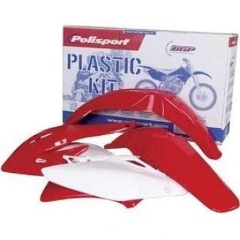 POLISPORT - 48017/54 : Kit plástica plasticos carenado completos blanco