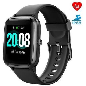 LIFEBEE Reloj Inteligente, Smartwatch Hombre y Mujer Pulsera Actividad Inteligent Deportivo Impermeable IP68 con Pulsómetro, Monitor de Sueño, Pantalla Táctil Completa Reloj Fitness para Android iOS