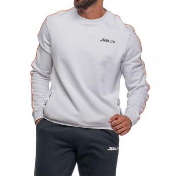 Sudadera Unisex Siux Level Blanca para Padel