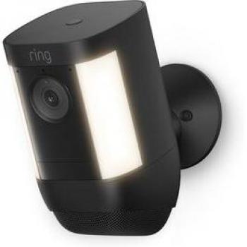 Cámara de Seguridad Exterior Ring Spotlight Cam Pro - Batería - 1080p HDR, Detección de Movimiento 3D, Focos LED, Vista Panorámica