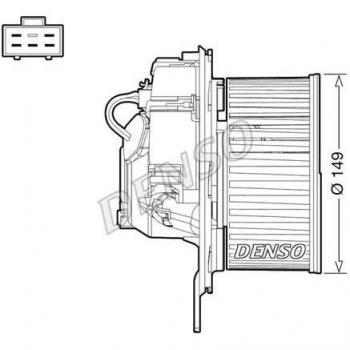 DENSO Ventilador Habitáculo DEA32005 - Tipo: Ventilador de interior, características: alta eficiencia, diseño compacto, fácil instalación, compatible con múltiples modelos de vehículos