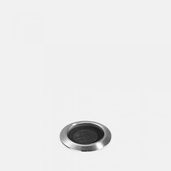 Ios Garden Downlight LED Empotrable Exterior, Vidrio Claro, Acero Inoxidable Pulido, 1 bombilla, Dimensiones 7.9cm, Potencia 5.8W, Temperatura de color 3000
