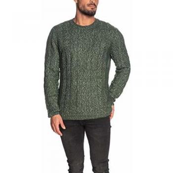 Only & Sons onsPHIL 7 Cable Crew Neck Knit Jersey, Verde