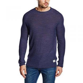 Jack & Jones Jjorapple Knit Crewneck Jersey, Blau
