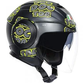 AGV - Casco Orbyt Multi Brera Mate Black/Grey/Yellow F L Small Zwart